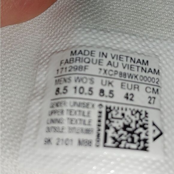 NEW Converse women's All star Chuck taylor palm tree yellow shoe size 10.5 - Picture 12 of 12